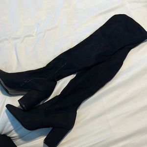 Steve Madden over the knee suede boots